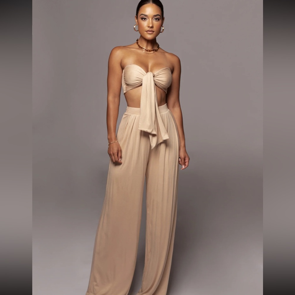 JLUXLABEL Tan Tory 2 Piece Set, Size XXL